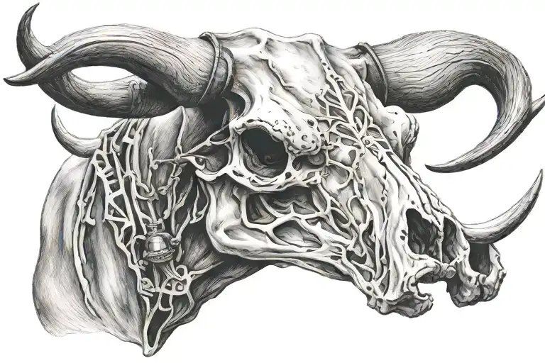 Western Bull Skull