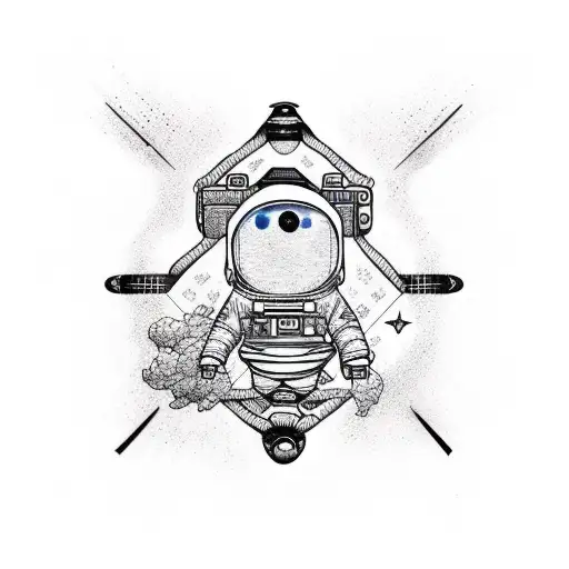 Astronaut Deep Space