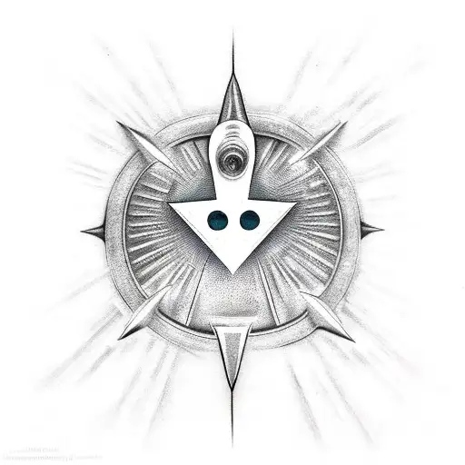 Alien Abduction Scene With A Hidden Illuminati Symbol