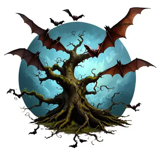 Poison Tree With Bats