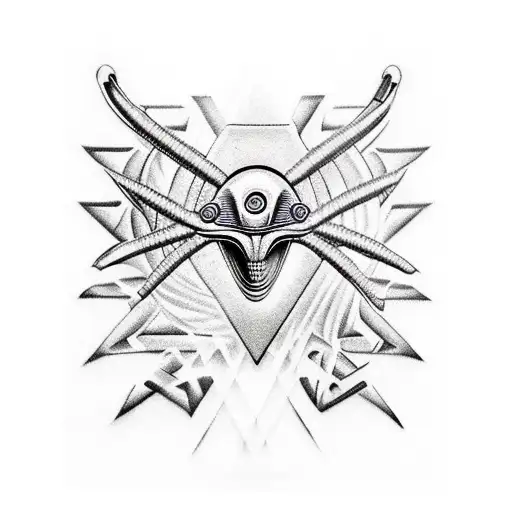 Alien With Illuminati Symbol