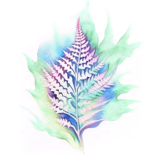 Watercolor Fern Magic