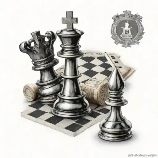 Black Chess King Chess Piece