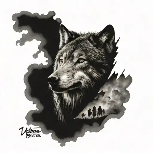 Gray Wolf And War Zone