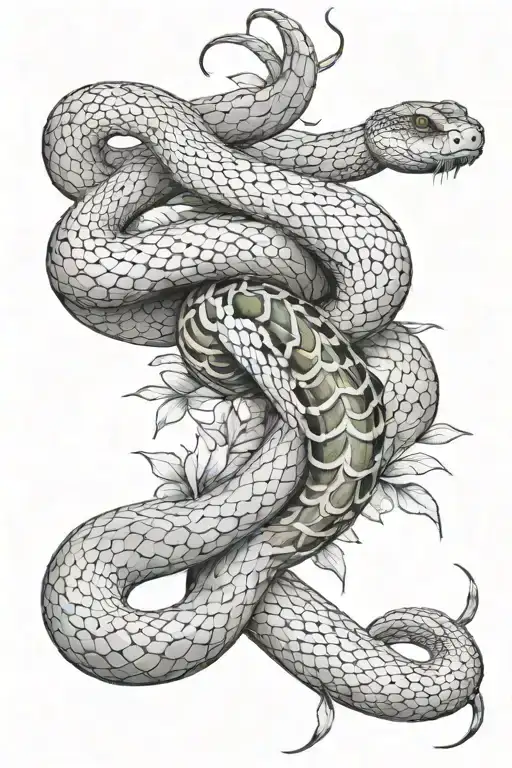 Snake Along The Spine