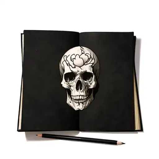 Blank Page From A Book