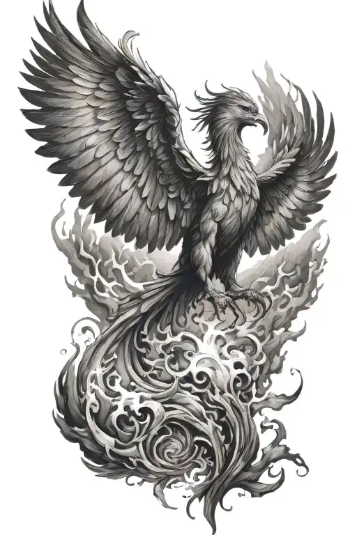 Phoenix Rising From Ashes