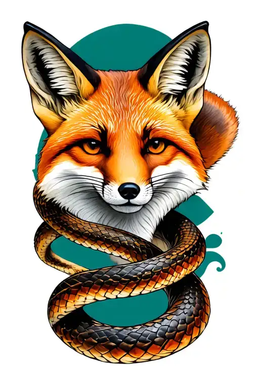 Fox And Snake Wrapped