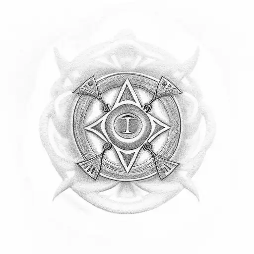 Jahdel's Name Incorporated Into An Ankh Design