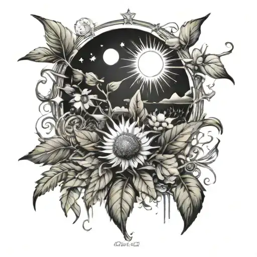 I Want Some Plants A Picture Of God A Sun A Cross Somewhere And A Sun