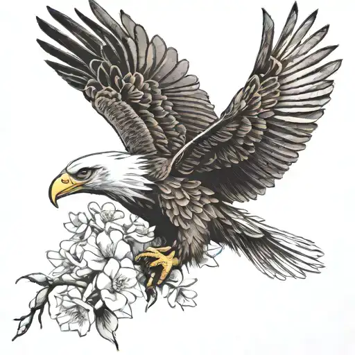 Eagle Sakura Flowers