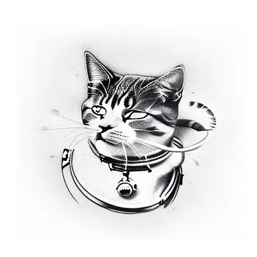 Real Cat Wears Astronaut Costum