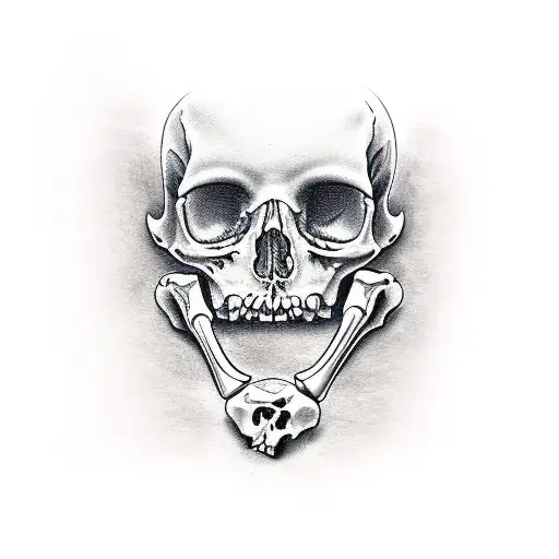 Coffin With Baby Bones