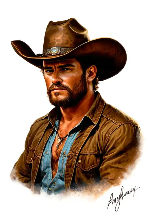 American Western Cowboy