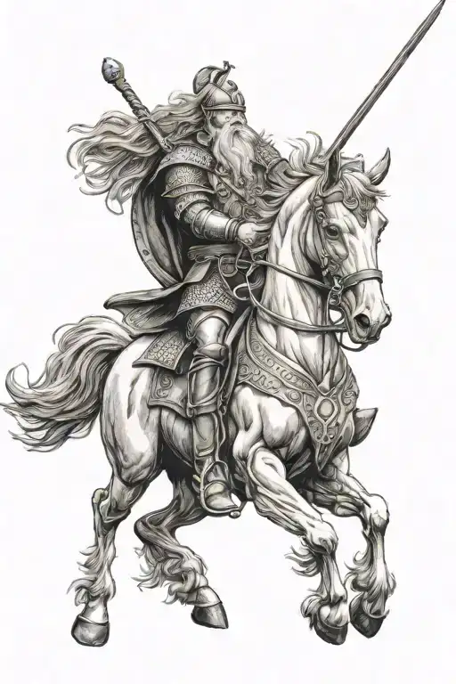 Odin Riding Sleipnir