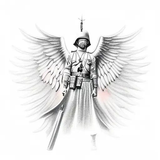Soldier With Angel