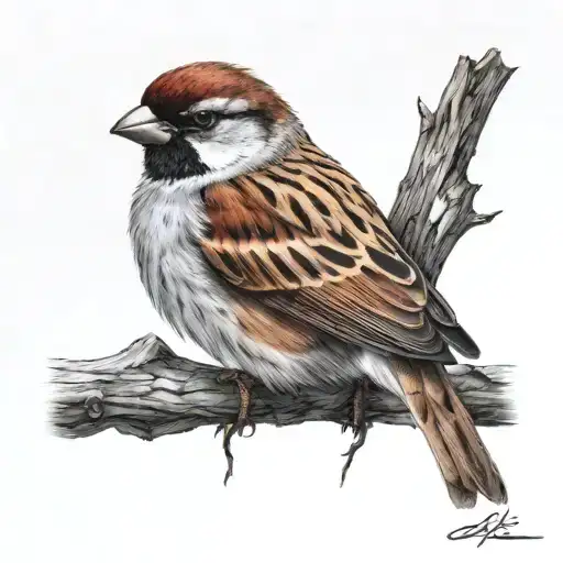 Sparrow Without Background