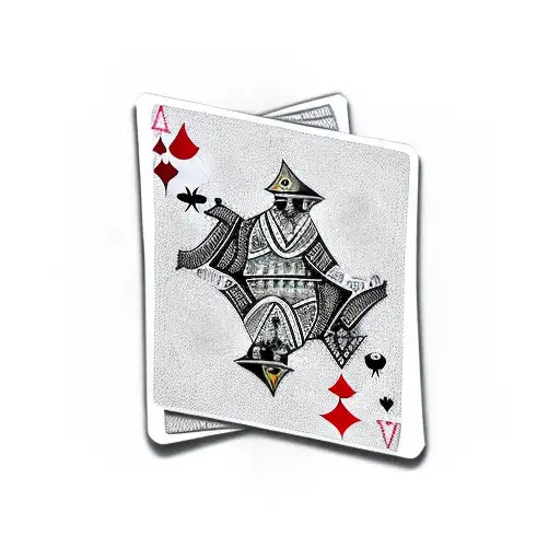 Playing Cards With Virgin Mary