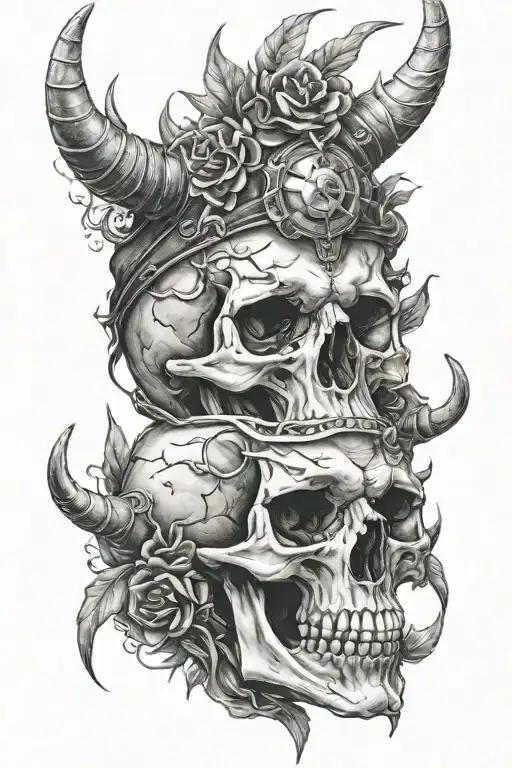 Car Skull Horns