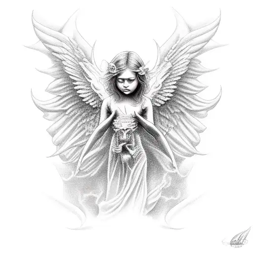 Demon Kissing Beautiful Angel