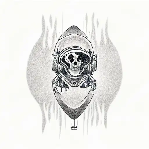 Dead Astronaut Side View