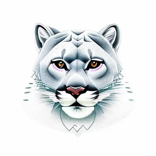 Mountain Scene With Mountain Lion