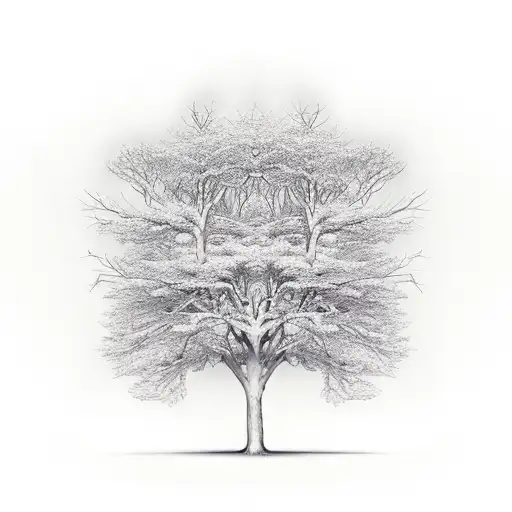 Tree With Branches That Turn Into Veins