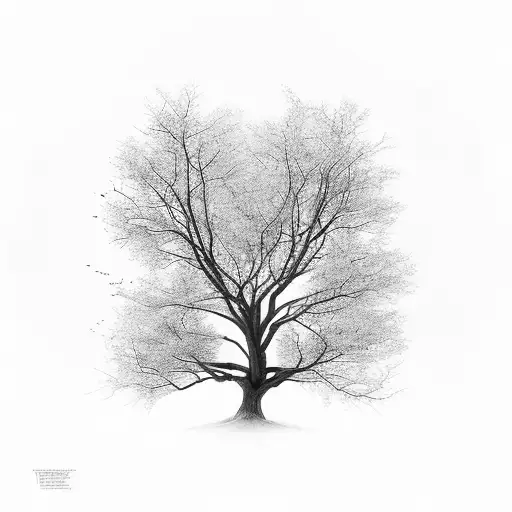 Tree With Branches That Turn Into Veins