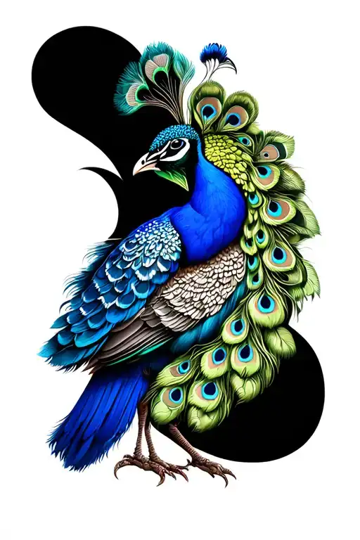 Peacock Tattoo Design