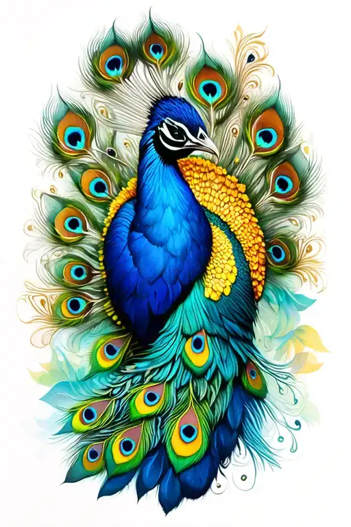 Peacock Tattoo Design Inspired