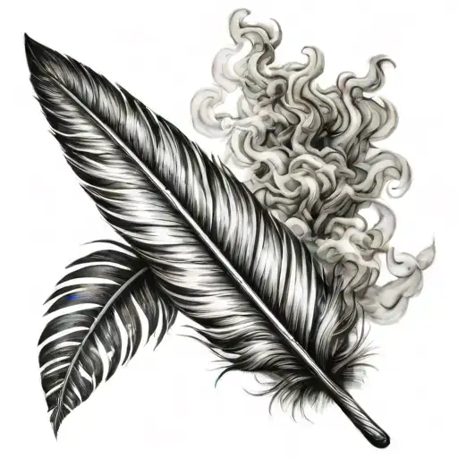 Feather Fade Into Smoke