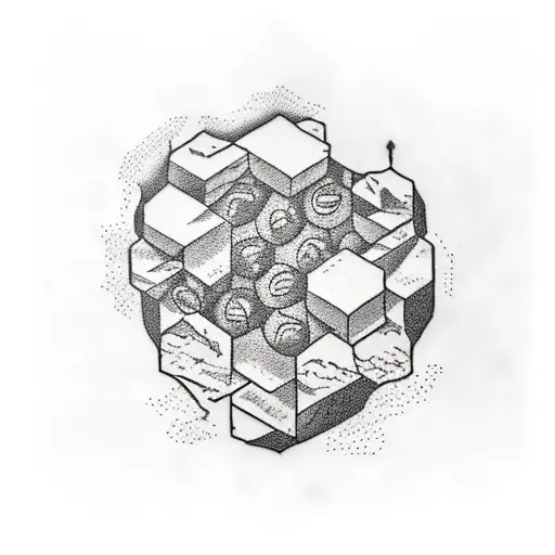 A Mix Between Atlas And Sisyphus Serving Their Punishment Together On The Same Stone Stone Slab