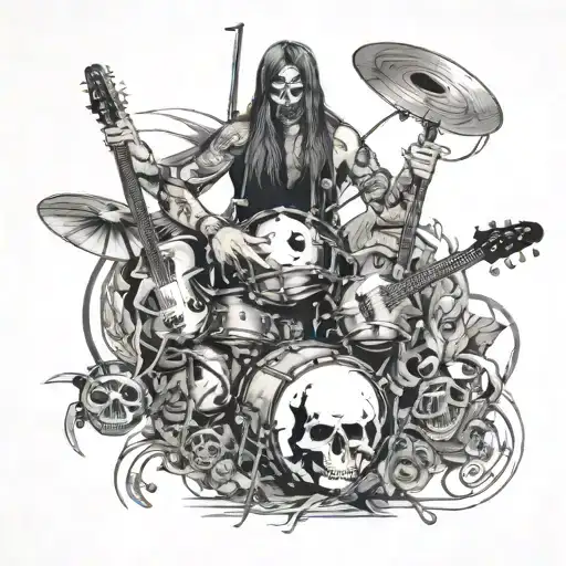 Metal Music Band Playing