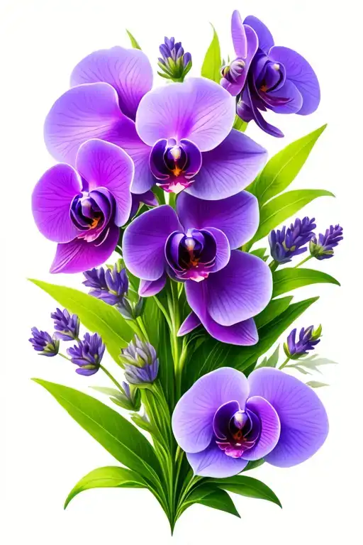 Sweet Peas Orchid Lavender Purple Flowers