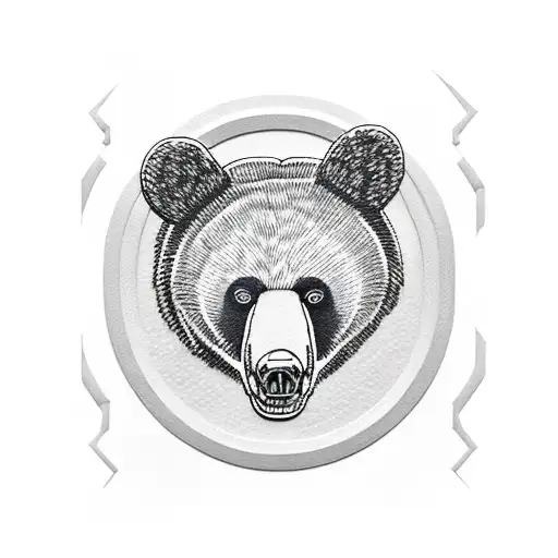 Black Bear Lifting Weights