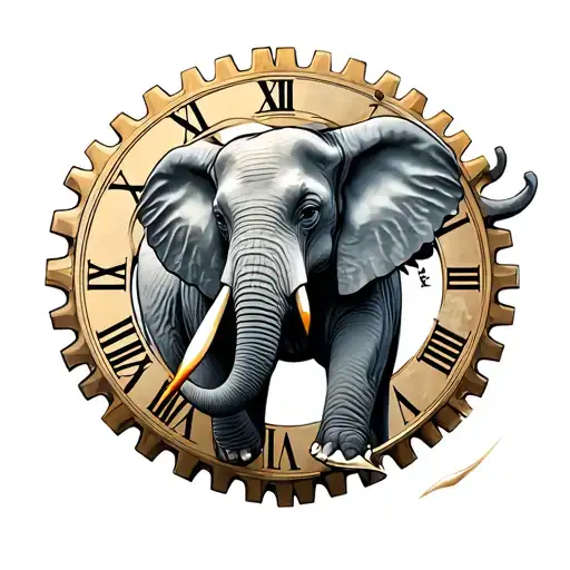 Elephant Clock Gears Forming