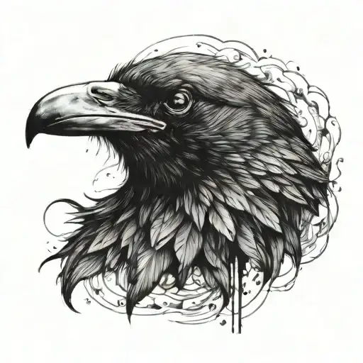 Crow Head Surrounded