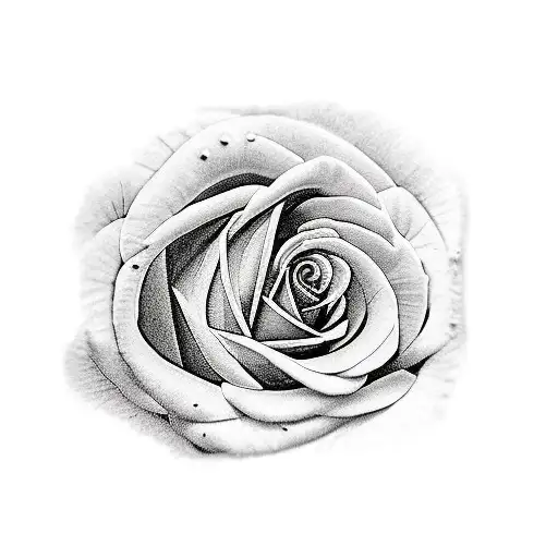 Sword And Face And Roses