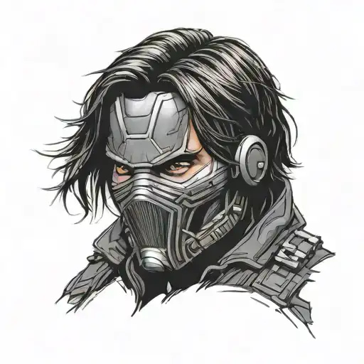 Marvel Winter Soldier Mask