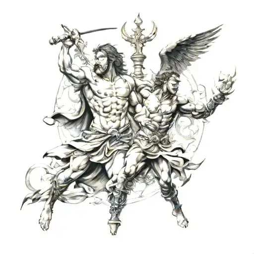 Spiritual Battle Between Good And Evil