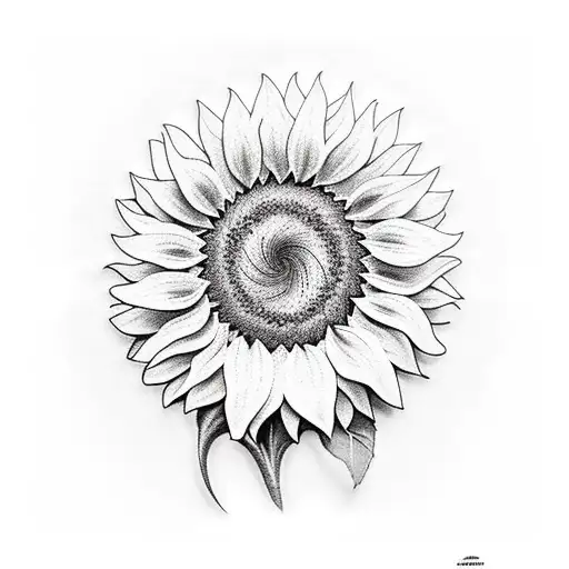 Sunflower And Hedgehog
