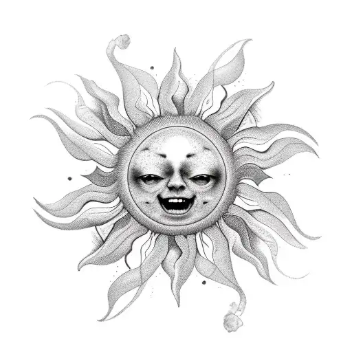 Realistic Sun With Petals