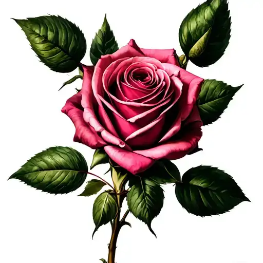 Long Stem Rose With La Famiglia