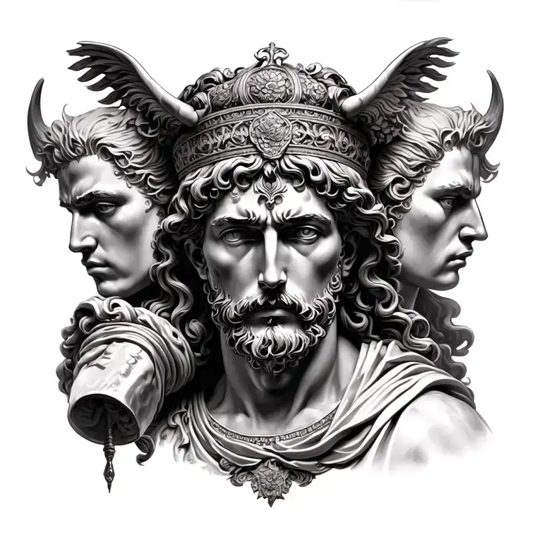 Themis Who Judges A Man Between Good And Evil