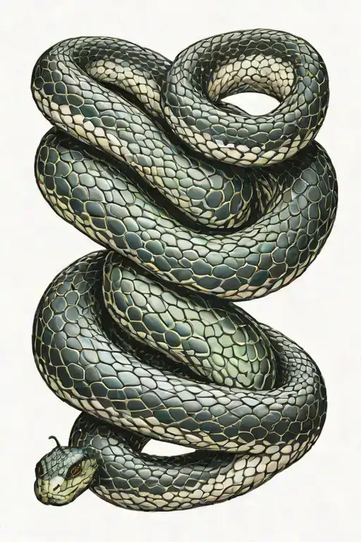 Snake Coiled