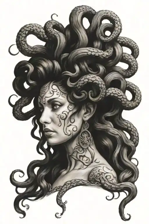 Medusa And Profile