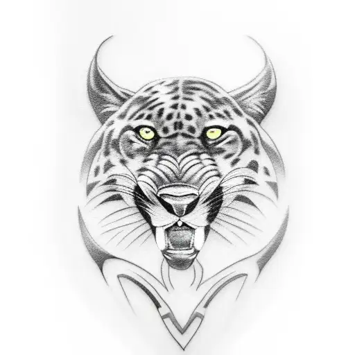 Happy Head Off Black Panther Animal