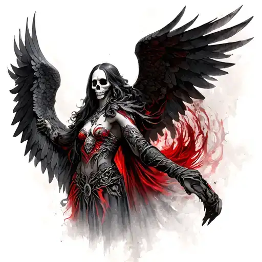 Gothic Azrael Angel Of Death