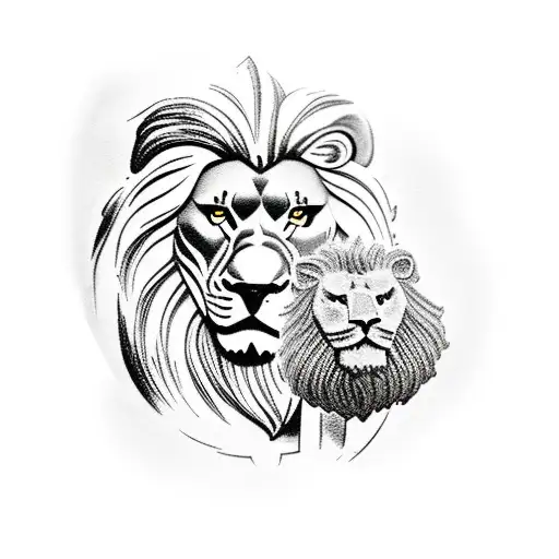 Atlas Greek God With Lion Holding Scroll