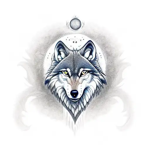 Wolf Birds Moon